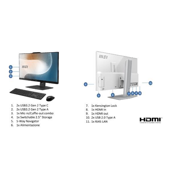 MSI PC All In One - MODERN AM242TP …